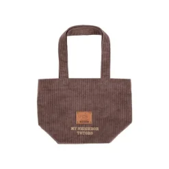 Maison Ghibli Bags-Corduroy Bag Totoro Patch - My Neighbor Totoro