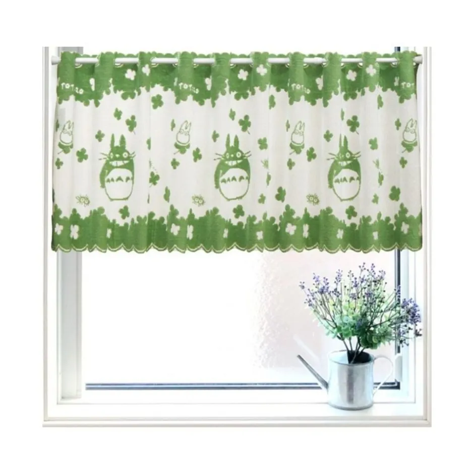 Maison Ghibli Wall Decoration-Curtains Totoro Clovers - My Neighbor Totoro