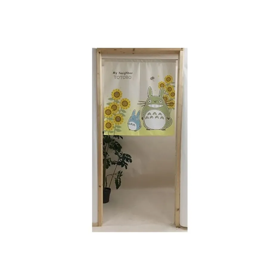 Maison Ghibli Wall Decoration-Curtains Totoro Sunflower - My Neighbor Totoro