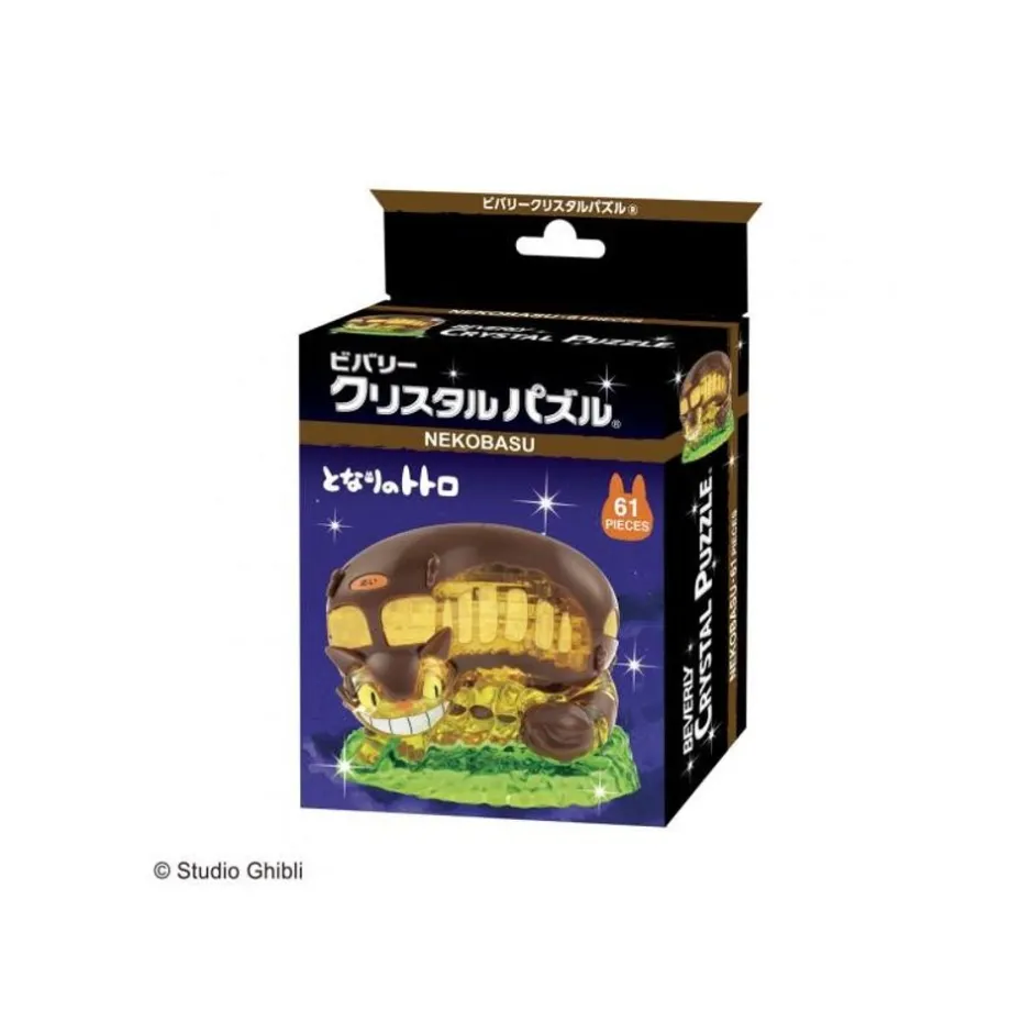 Maison Ghibli Jigsaw Puzzle-3D Crystal Puzzle Catbus - My Neighbor Totoro