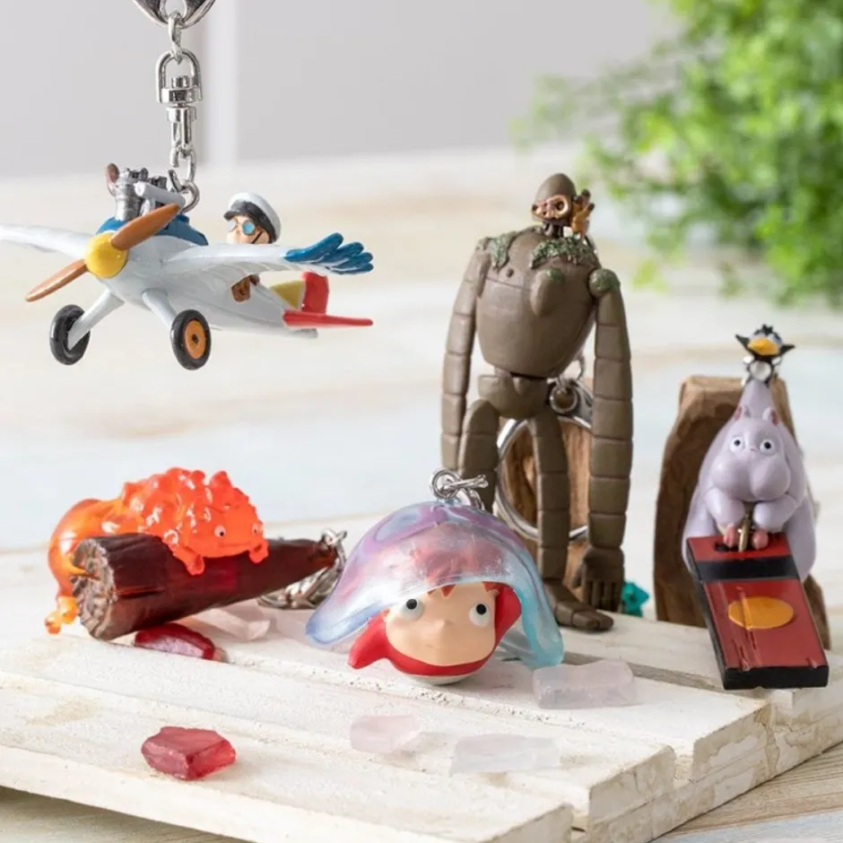 Maison Ghibli Keychains-3D Keychains Boh Mouse And Bird - Spirited Away