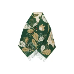 Maison Ghibli Outfits-Dark Green Stole Oak Leaves - My Neighbor Totoro