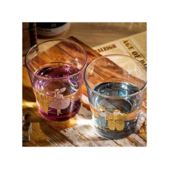 Maison Ghibli Kitchenware-Decorated Glass Marco & Fio - Porco Rosso