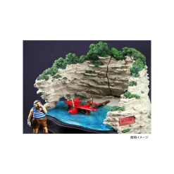 Maison Ghibli Decoration-Diorama Marco'S Hideout - Porco Rosso