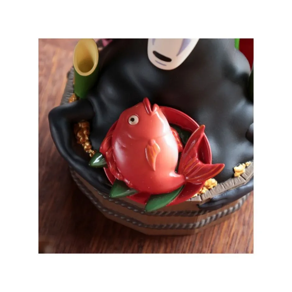 Maison Ghibli Decoration-Diorama No Face Golden Bucket & Bamboos - Spirited Away