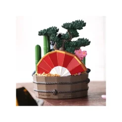 Maison Ghibli Decoration-Diorama No Face Golden Bucket & Bamboos - Spirited Away