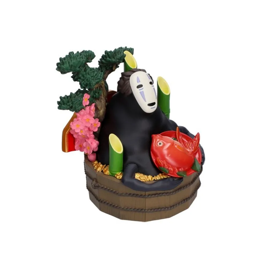 Maison Ghibli Decoration-Diorama No Face Golden Bucket & Bamboos - Spirited Away