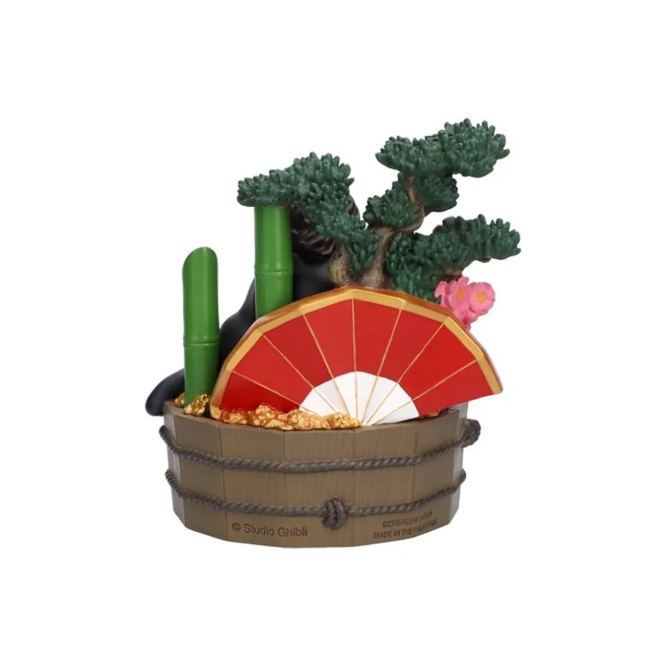 Maison Ghibli Decoration-Diorama No Face Golden Bucket & Bamboos - Spirited Away