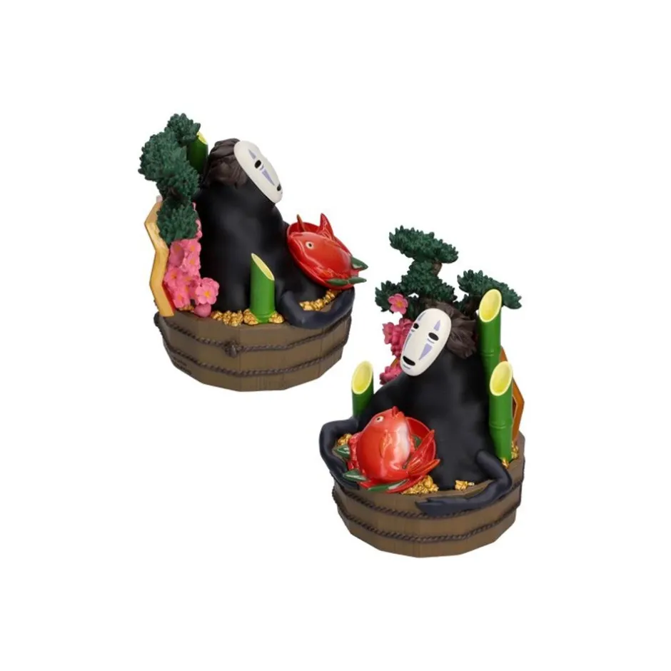 Maison Ghibli Decoration-Diorama No Face Golden Bucket & Bamboos - Spirited Away