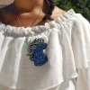 Maison Ghibli Pins-Embroidered Jewel Brooch Night Walker - Princess Mononoke