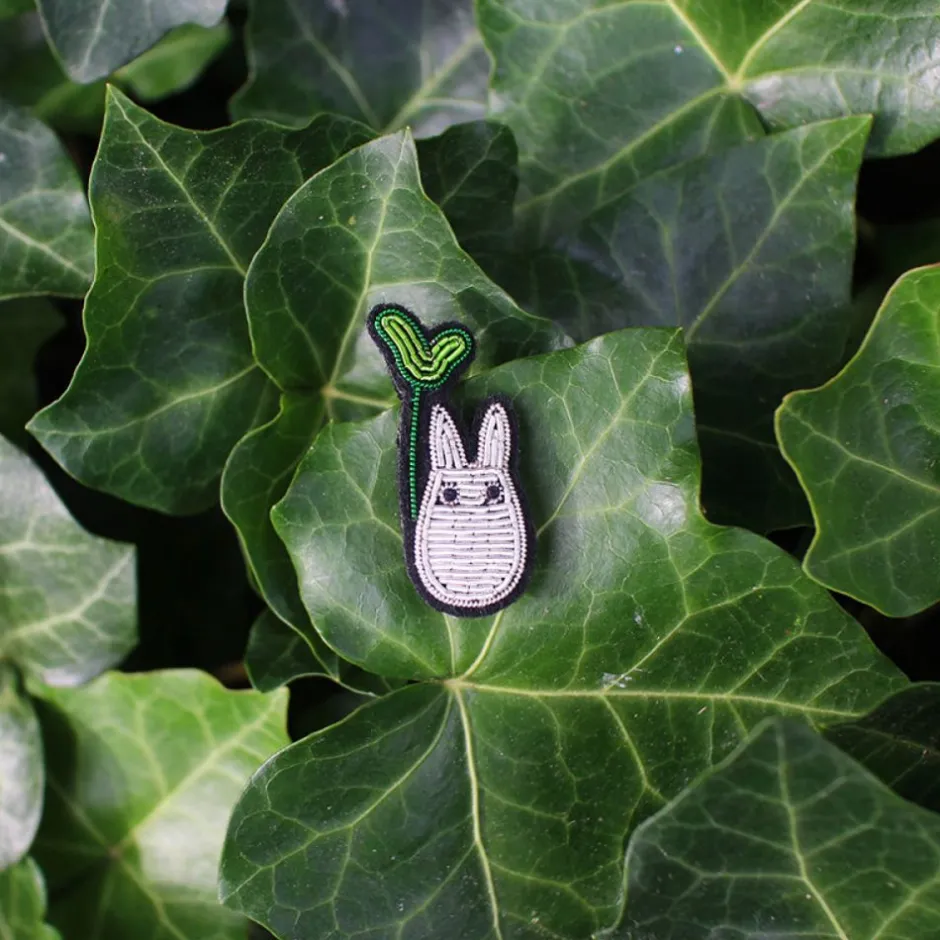 Maison Ghibli Pins-Embroidered Jewel Brooch Small Totoro - My Neighbor Totoro