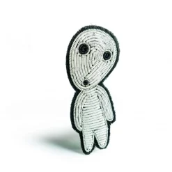 Maison Ghibli Pins-Embroidered Jewel Brooch Walking Kodama - Princess Mononoke
