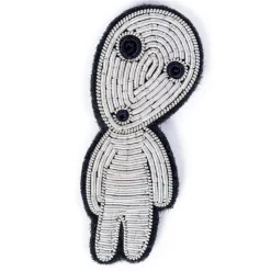 Maison Ghibli Pins-Embroidered Jewel Brooch Walking Kodama - Princess Mononoke