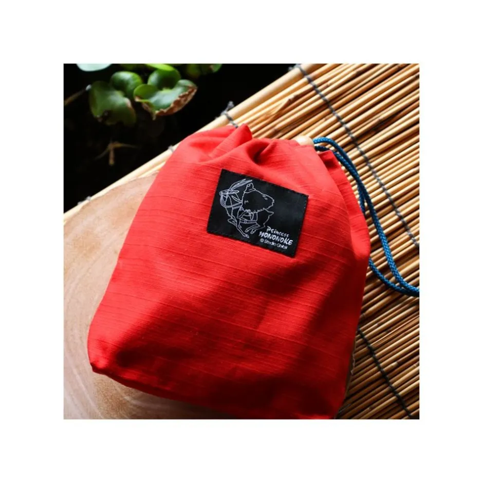 Maison Ghibli Bags-Embroidered Pouch With Cord Ashitaka - Princess Mononoke