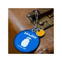 Maison Ghibli Keychains-Embroidery Keychain Bus Stop - My Neighbor Totoro
