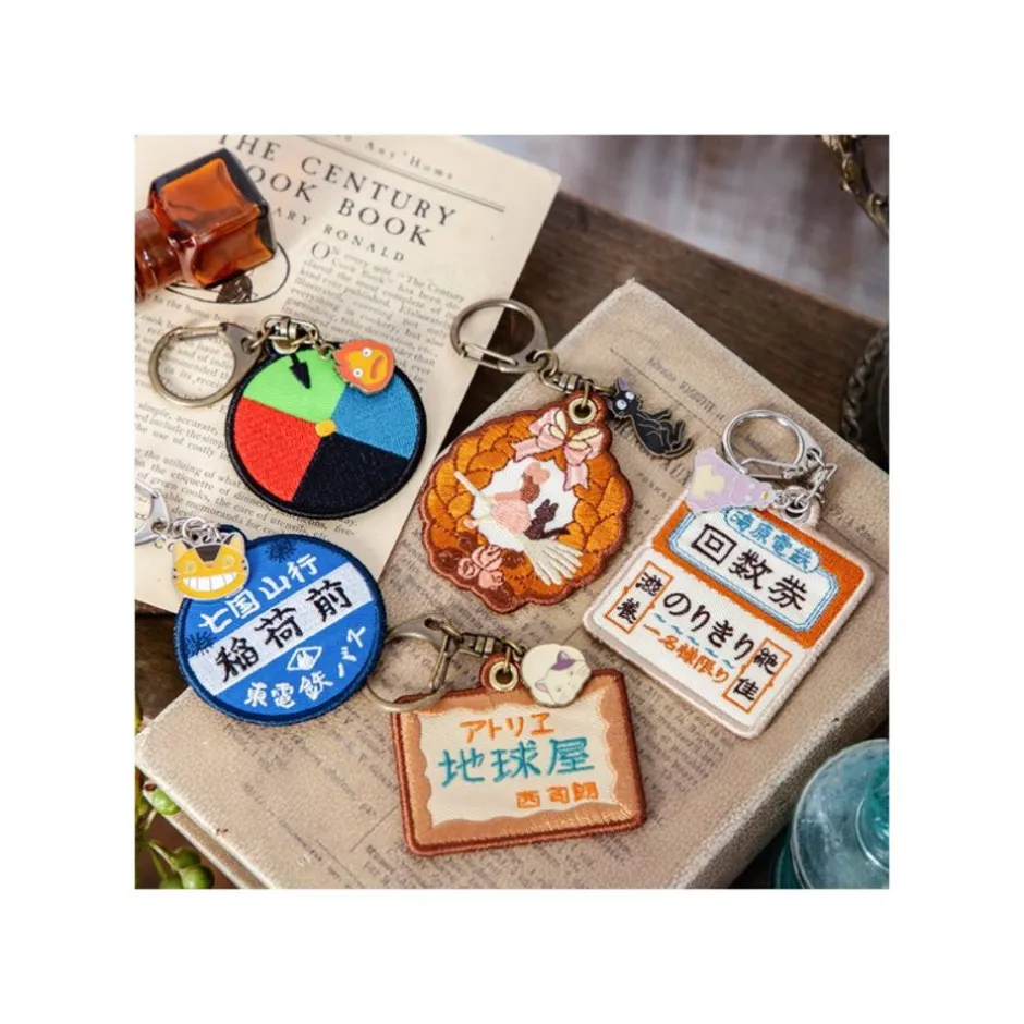 Maison Ghibli Keychains-Embroidery Keychain Chikyuya - Whisper Of The Heart