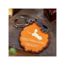 Maison Ghibli Keychains-Embroidery Keychain Wreath Of Bread - Kiki'S Delivery Service