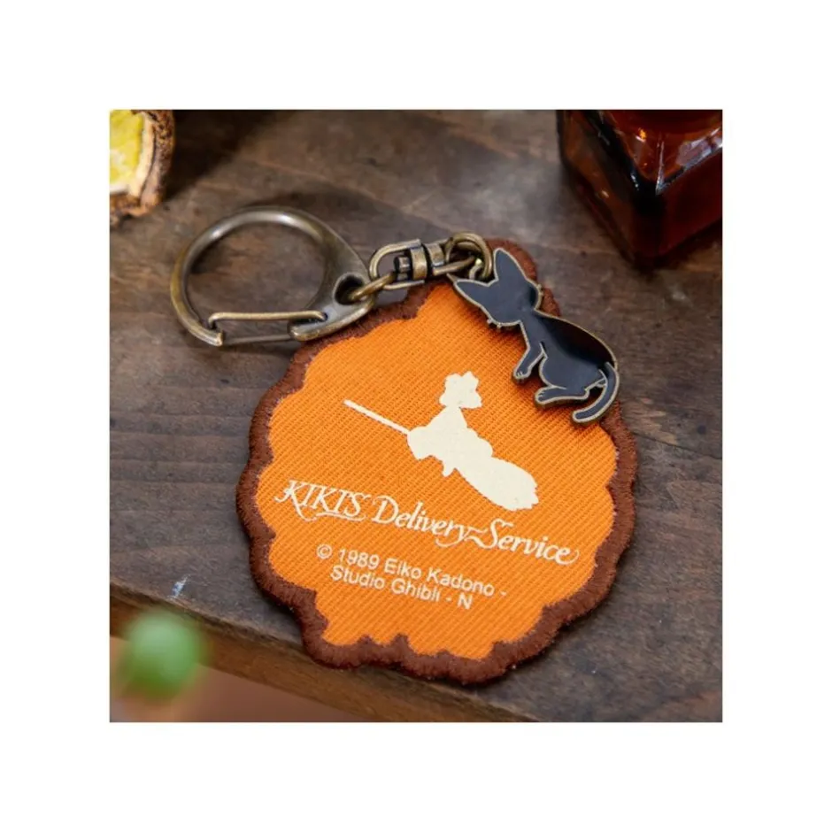 Maison Ghibli Keychains-Embroidery Keychain Wreath Of Bread - Kiki'S Delivery Service