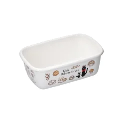 Maison Ghibli Kitchenware-Enamel Butter Dish With Wooden Lid Viennese Pastries 500Ml - Kiki'S D