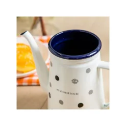 Maison Ghibli Kitchenware-Enamel Tea Pot Soot Sprites 1,1L - My Neighbor Totoro