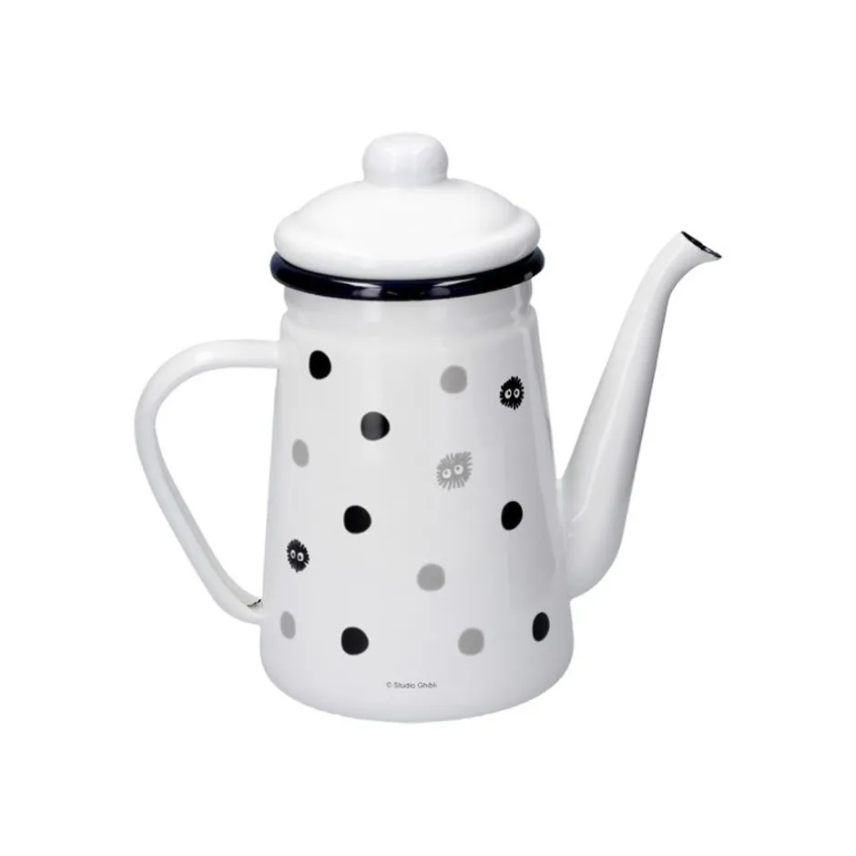 Maison Ghibli Kitchenware-Enamel Tea Pot Soot Sprites 1,1L - My Neighbor Totoro