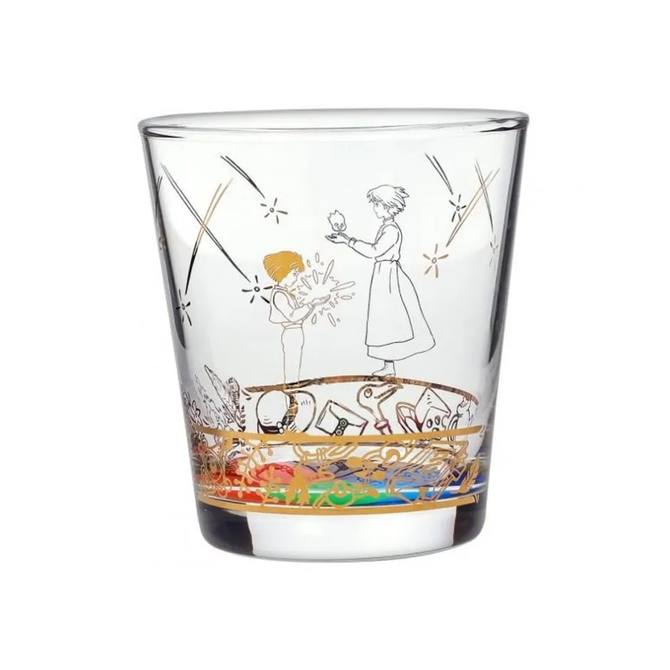 Maison Ghibli Kitchenware-Engraved Glass Howl & Sophie - Howl'S Moving Castle