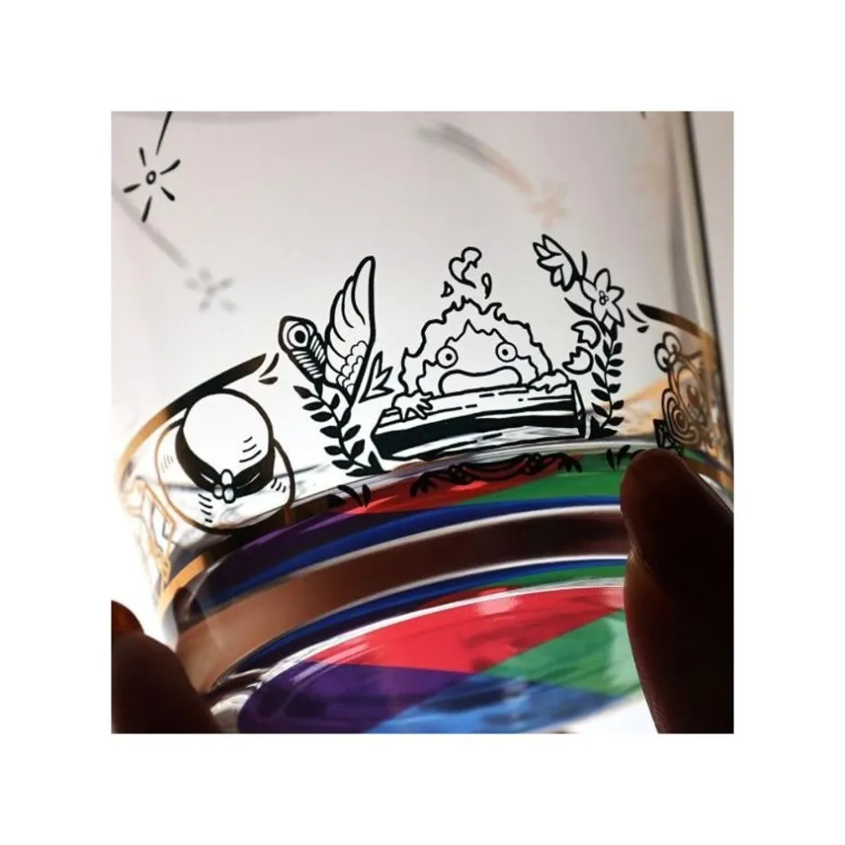Maison Ghibli Kitchenware-Engraved Glass Howl & Sophie - Howl'S Moving Castle