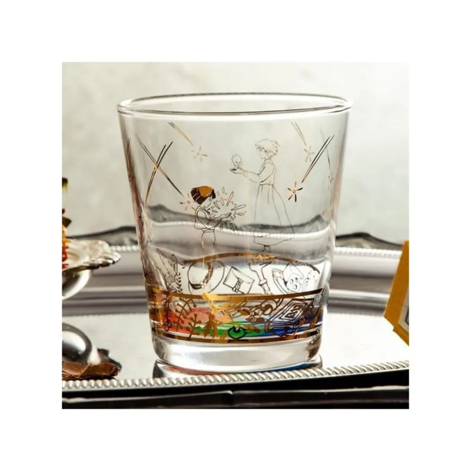Maison Ghibli Kitchenware-Engraved Glass Howl & Sophie - Howl'S Moving Castle