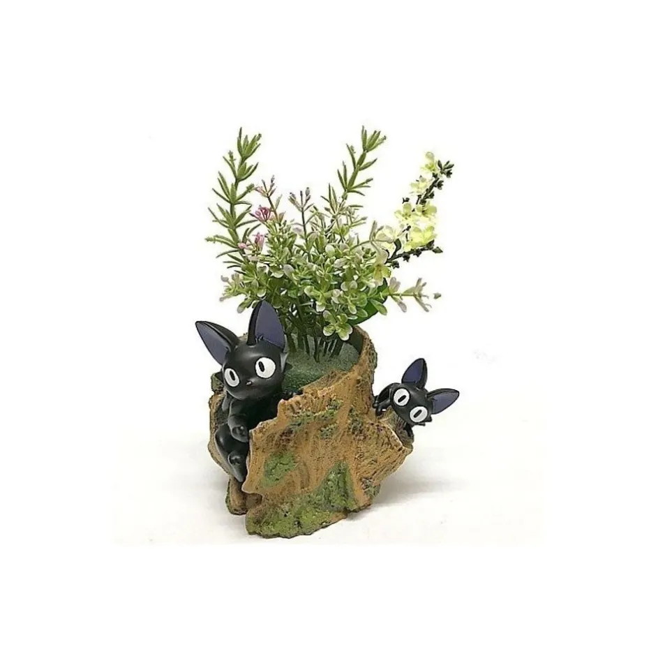 Maison Ghibli Decoration-Flower Pot Jiji Hide And Seek- Kiki'S Delivery Service