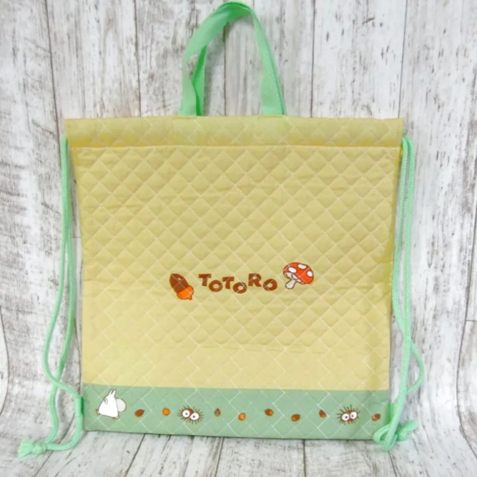 Maison Ghibli Bags-Foldable Backpack Totoro Nuts And Mushrooms - My Neighbour Totoro