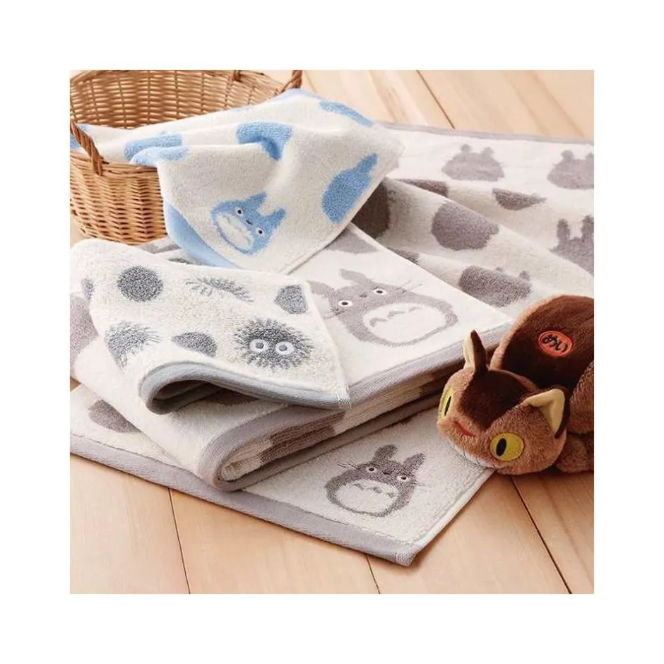 Maison Ghibli Household Linen-Gift Box 3 Towels Totoro&Soot Sprites - My Neighbor Totoro