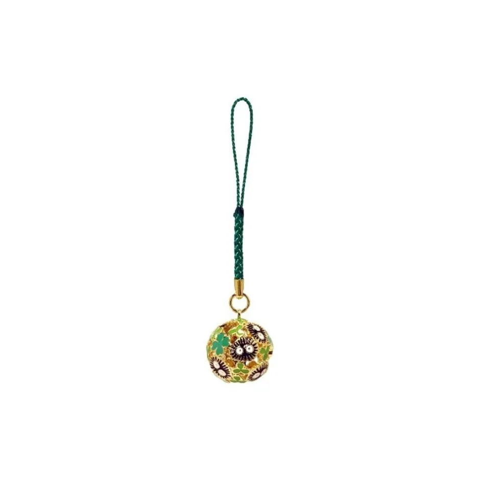 Maison Ghibli Straps-Golden Ring Bell Strap Sooot Sprites & Clover - My Neighbor Totoro