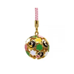 Maison Ghibli Straps-Golden Ring Bell With Strap Soot Sprites And Candy - Spirited Away