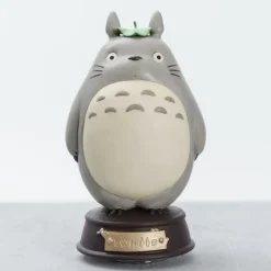 Maison Ghibli Music Boxes-Great Musical Statue Big Totoro Waiting - My Neighbor Tororo