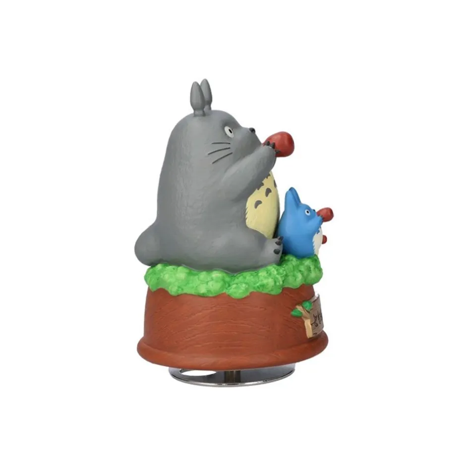Maison Ghibli Music Boxes-Great Musical Statue Totoro Blows The Ocarina - My Neighbor Tororo