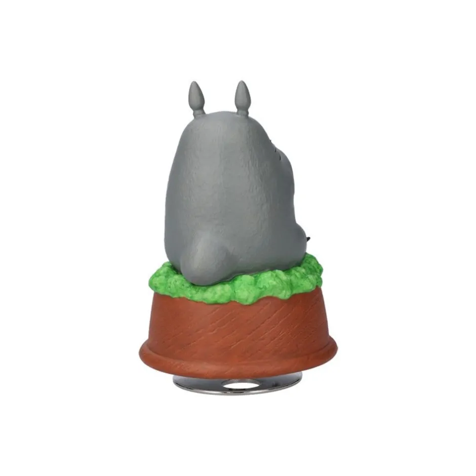 Maison Ghibli Music Boxes-Great Musical Statue Totoro Blows The Ocarina - My Neighbor Tororo