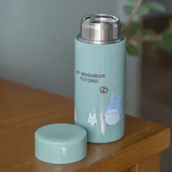 Maison Ghibli Kitchenware-Green Thermos Bottle 250Ml Grimaces - My Neighbor Totoro