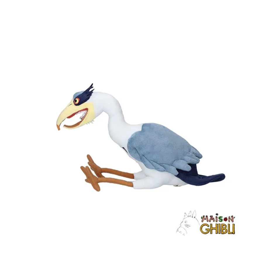 Maison Ghibli Classic Plush-Grey Heron Plush - The Boy And The Heron