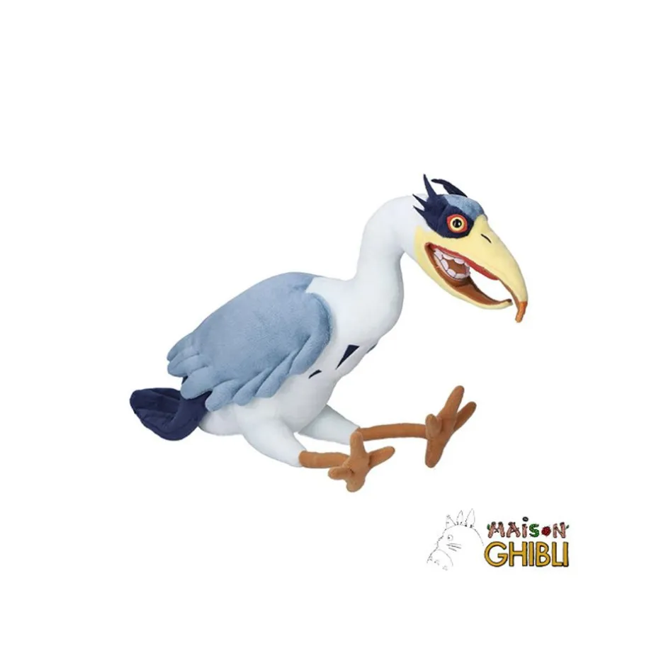 Maison Ghibli Classic Plush-Grey Heron Plush - The Boy And The Heron