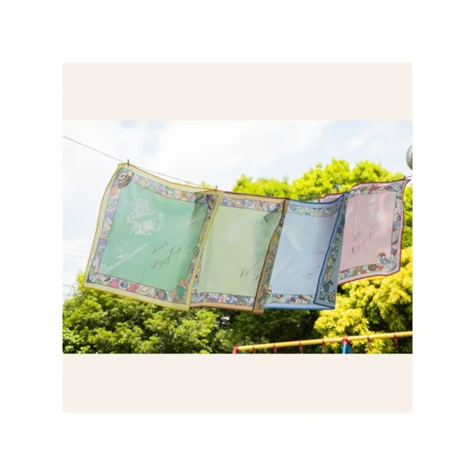 Maison Ghibli Outfits-Handkerchiefs Red Wind Path - Kiki'S Delivery Service