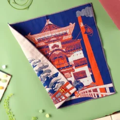 Maison Ghibli Outfits-Imabari Handkerchief Arubaya'S Palace 40X40 Cm - Spirited Away