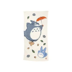 Maison Ghibli Household Linen-Imabari Large Bath Towel Big Totoro Umbrella 60X120 Cm - My Neighbor