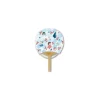 Maison Ghibli Accessories-Japanese Bamboo Fan Diamond Check - Spirited Away
