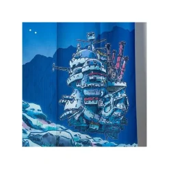 Maison Ghibli Wall Decoration-Japanese Curtain Moonlit Night - Howl'S Moving Castle