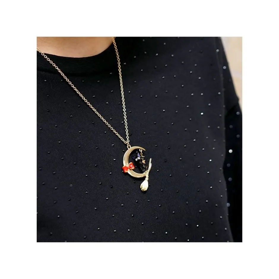 Maison Ghibli Jewellery-Jiji With Moon Necklace - Kiki'S Delivery Service