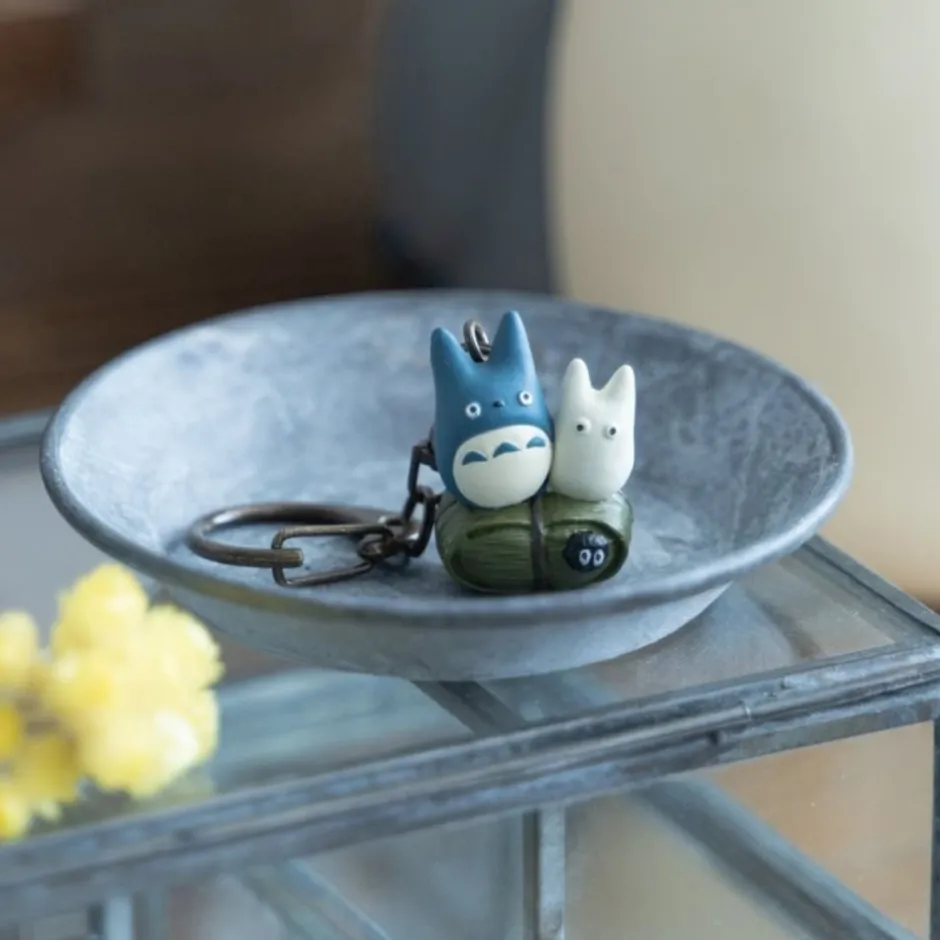 Maison Ghibli Keychains-Key Holder Small And Middle Totoro - My Neighbor Totoro