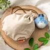 Maison Ghibli Bags-Laced Pouch With Middle Totoro - My Neighbour Totoro
