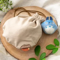 Maison Ghibli Bags-Laced Pouch With Middle Totoro - My Neighbour Totoro