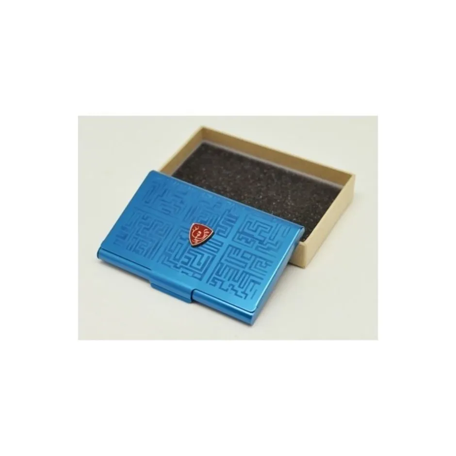 Maison Ghibli Accessories-Laputa Metal Card Case Blue - Castle In The Sky