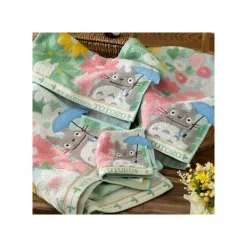 Maison Ghibli Household Linen-Large Bath Towel Totoro Flower Fields 60X120 Cm - My Neighbor Totoro
